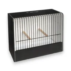 Cage exposition perruches noir en PVC - 42,95 € - Ost-Belgium - 872...