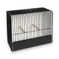 Cage exposition perruches noir en PVC