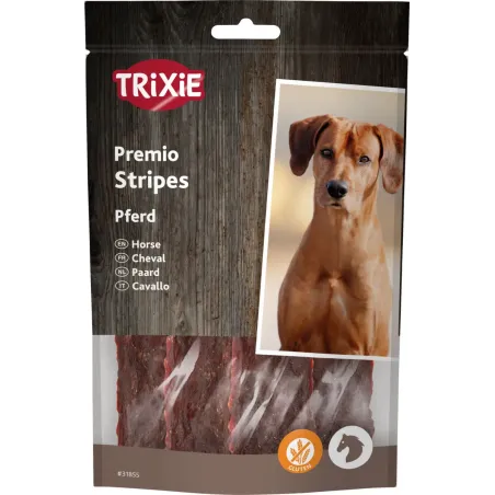 PREMIO Stripes à la viande de cheval 100gr - Trixie à 6,30 € - Trixie - 31855 - Snacks à la viande