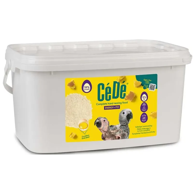 Pâtée élevage à la main energy+ p19-f15 3kg - Cédé