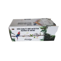 Boîte de transport en carton pour rongeurs & grandes perruches 26 x 13 x h 13 cm à 0,90 € - Versele-Laga - 424108 - Prestige