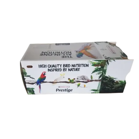 Boîte de transport en carton pour rongeurs & grandes perruches 26 x 13 x h 13 cm à 0,90 € - Versele-Laga - 424108 - Prestige