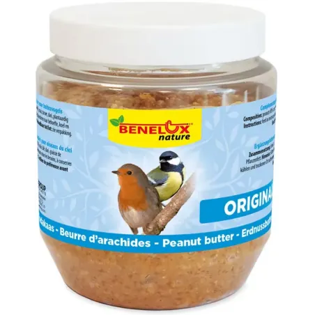 Beurre de Cacahuète Oiseau Du Ciel Naturel 350gr - Benelux à 3,15 € - Benelux - 17016 - Oiseaux de la nature