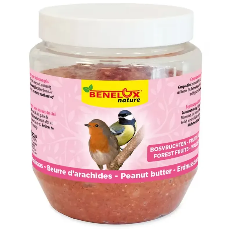 Beurre de Cacahuète Oiseau Du Ciel Fruits des Bois 350gr - Benelux Beurre de Cacahuète Oiseau Du Ciel Fruits des Bois 350gr - Benelux