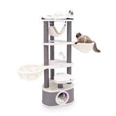 Arbre à chat Catharina 160 Royal Crème - Petrebels à 308,95 € - Petrebels - 4094431193 - Arbre à chat & griffoir