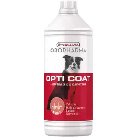 Oropharma Opti Coat 1L - Supplément alimentaire pour un pelage luis...