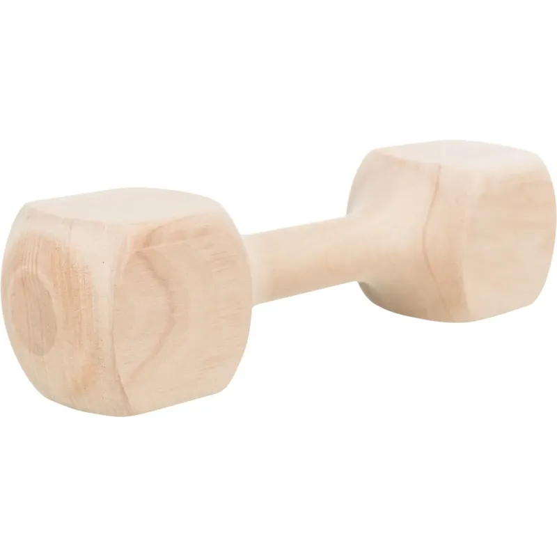 Haltère de traction en bois 25cm - Trixie