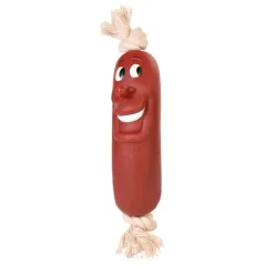Saucisses sur corde, en vinyle 11cm - Trixie à 1,95 € - Trixie - 3242 - Jouets latex, vinyl & caoutchouc