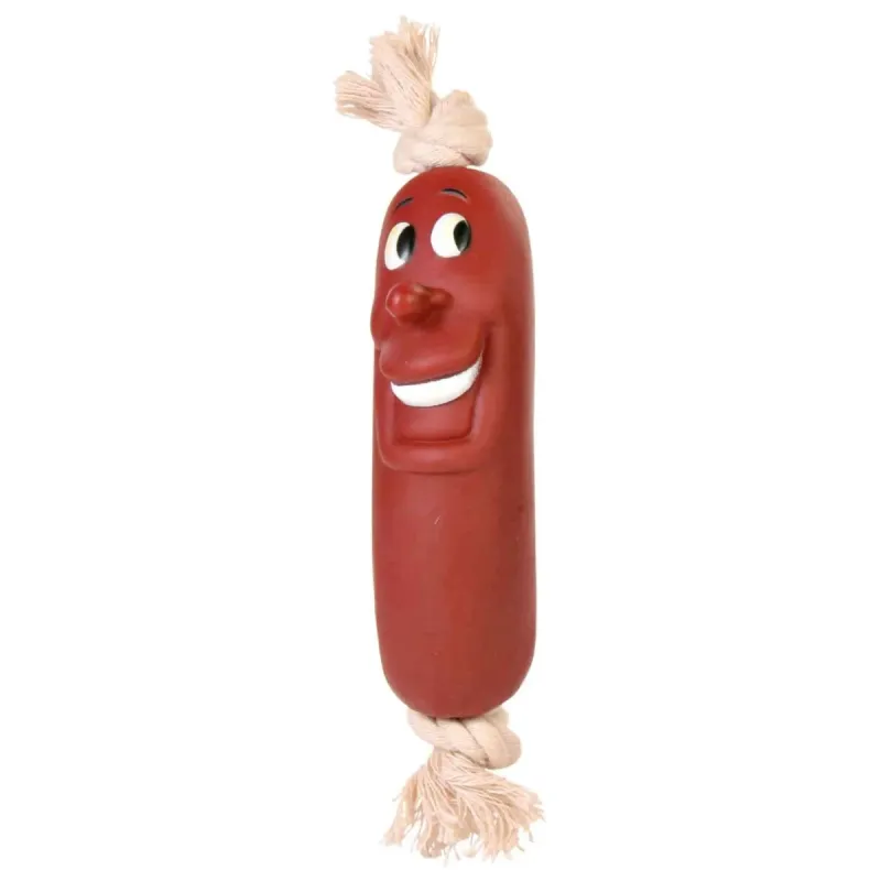 Saucisses sur corde, en vinyle 11cm - Trixie