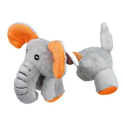Eléphant avec corde en peluche 17cm - Trixie à 6,95 € - Trixie - 3582 - Jouets en peluche