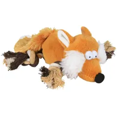 Renard en peluche et corde 34cm - Trixie à 9,95 € - Trixie - 35919 - Jouets en peluche