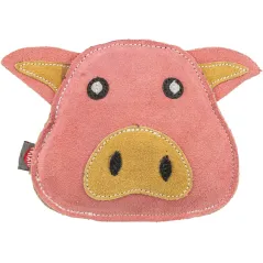 Cochon en cuir 19cm - Trixie à 7,95 € - Trixie - 35990 - Jouets en peluche