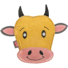 Vache en cuir 17cm - Trixie à 7,95 € - Trixie - 35991 - Jouets en peluche
