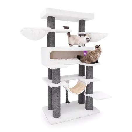 Arbre à chat Lookout 198 Off White - Petrebels à 569,00 € - Petrebels - 4094431396 - Arbre à chat & griffoir
