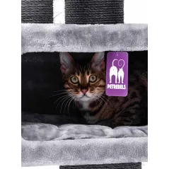 Arbre à chat Parklane 131 Gris - Petrebels - 269,00 € - Petrebels - 8719425793528 - Ornibird SRL