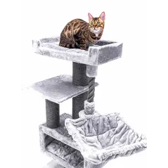 Arbre à chat Parklane 131 Gris - Petrebels - 269,00 € - Petrebels - 8719425793528 - Ornibird SRL