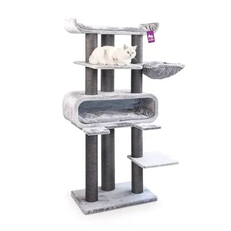 Arbre à chat Route 180 Gris - Petrebels à 479,00 € - Petrebels - 4094436100 - Arbre à chat & griffoir