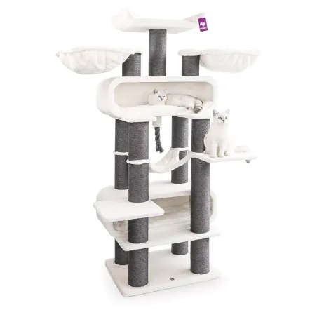 Arbre à chat Route 210 Off White - Petrebels à 719,00 € - Petrebels - 4094436104 - Arbre à chat & griffoir