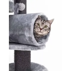Arbre à chat Victoria 125 Gris - Petrebels - 219,00 € - Petrebels - 8719425792248 - Ornibird SRL