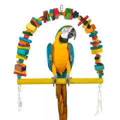 Perchoir Perroquet Arche en Bois XXL 60x55 cm - Wagner à 29,90 € - Wagner - H77281 - Jouets