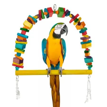 Perchoir Perroquet Arche en Bois XXL 60x55 cm - Wagner à 29,90 € - Wagner - H77281 - Jouets