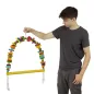 Perchoir Perroquet Arche en Bois XXL 60x55 cm - Wagner