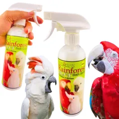 Rainforest Mist Bath Spray pour Perroquets 503ml - King's Cages - 19,95 € - King's Cages - 3000000238417 - Ornibird SRL