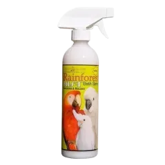 Rainforest Mist Bath Spray pour Perroquets 503ml - King's Cages à 19,95 € - King's Cages - RFMBS-CM17 - Plumage