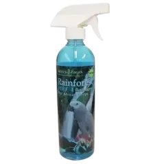 Rainforest Mist Bath Spray Pour Perroquets Africains 503ml - King's Cages à 19,95 € - King's Cages - RFMBS-AA17 - Plumage