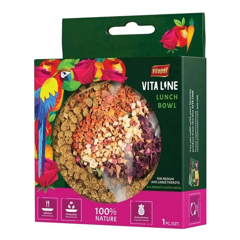 Party Bowl grand et petit perroquet 1pc - Vitapol Party Bowl grand et petit perroquet 1pc - Vitapol