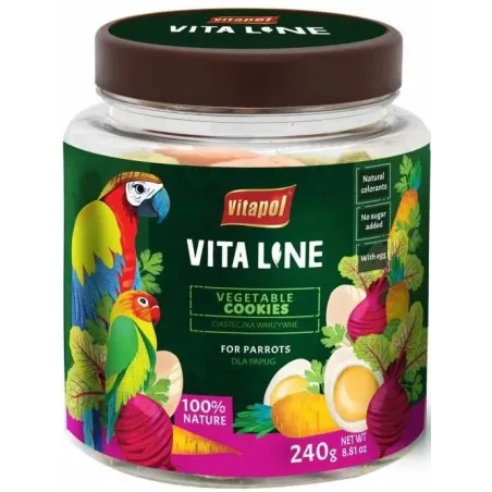 Cookies pour perroquets 240gr - Vitapol à 4,45 € - Vitapol - ZVP-4270 - Snacks