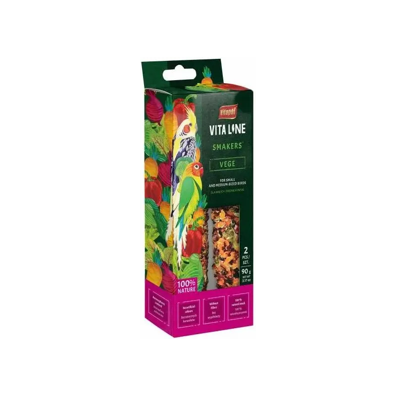 Smakers VEGE Bâtonnets de friandises 2pcs - Vitapol Smakers VEGE Bâtonnets de friandises 2pcs - Vitapol