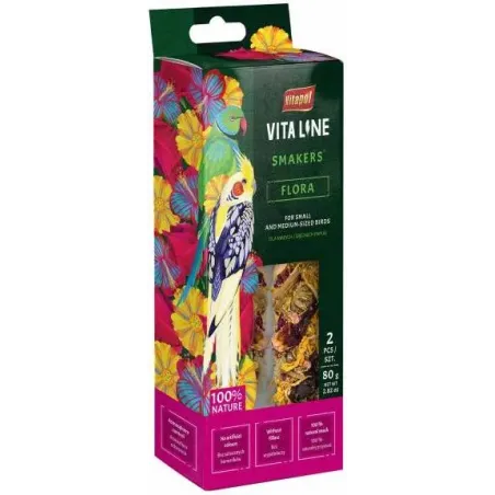 Smakers FLORA Friandises en bâtonnets 2pcs - Vitapol à 3,50 € - Vitapol - ZVP-4253 - Snacks