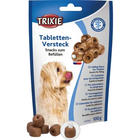 Cache comprimés pour chiens 100gr - Trixie à 4,50 € - Trixie - 25841 - Snacks à la viande