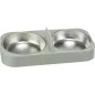 Gamelle double 0,5L/32x5x16cm - Trixie à 14,95 € - Trixie - 24348 - Distributeurs de nourriture