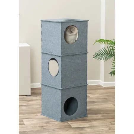 Tour en feutre Nele 38x105x38cm - Trixie à 47,95 € - Trixie - 36272 - Arbre à chat & griffoir
