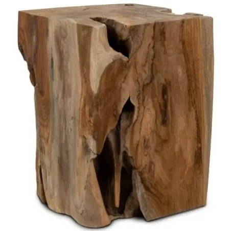 Tabouret en Bois 30x30x40 - Giganterra à 94,95 € - Giganterra - G02-03244 - Décoration naturelle