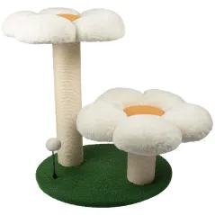 Arbre à chat FLOWER POWER Multicolore 59x49x62cm - Duvo+ à 89,95 € - Duvo + - 431/487488 - Arbre à chat & griffoir