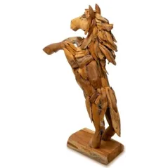 Décoration en Racine de Teck Cheval Mustang 77cm - Giganterra - 159,95 € - Giganterra - 3664471032808 - Ornibird SRL