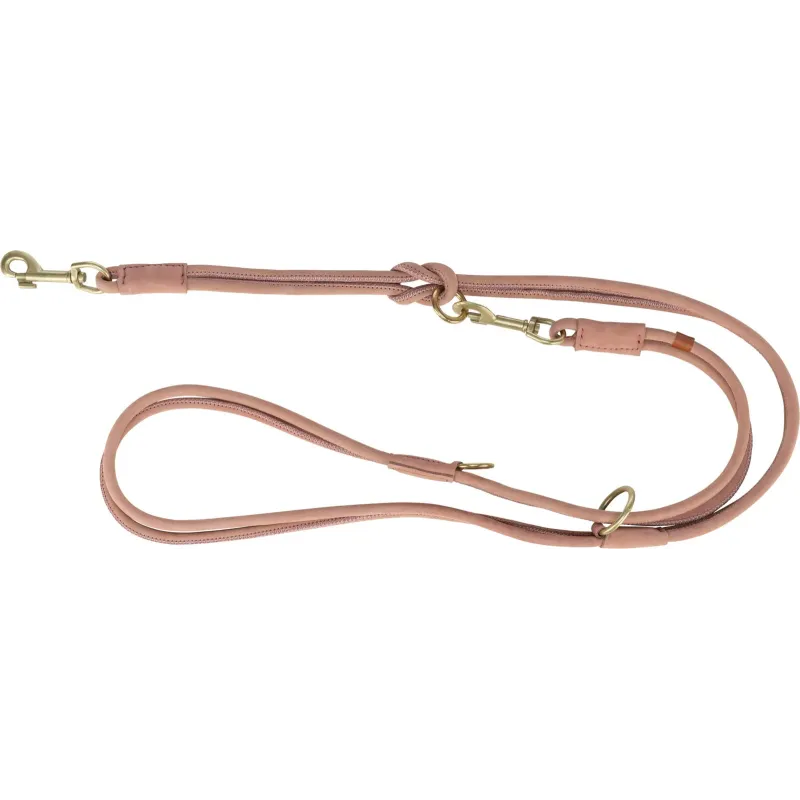 Pure Laisse réglable en Cuir, Taille S,  Rose - Trixie
