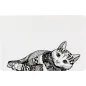 Set de table Chat Blanc/ Noir - Trixie à 2,99 € - Trixie - 24788 - Nourriture