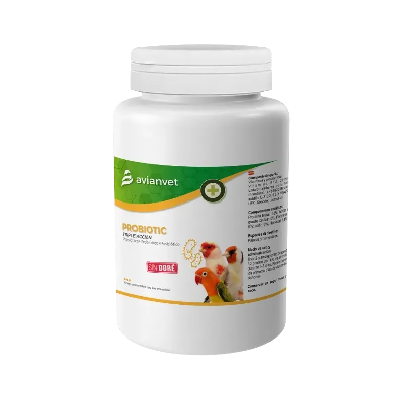 Probiotique Triple Action 50gr - Avianvet Probiotique Triple Action 50gr - Avianvet