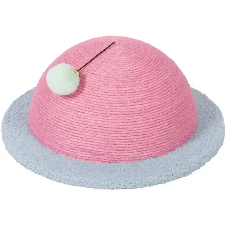 Griffoir SATURN SCRATCH Rose 40x40x17cm - Duvo+ à 36,95 € - Duvo + - 431/487440 - Arbre à chat & griffoir