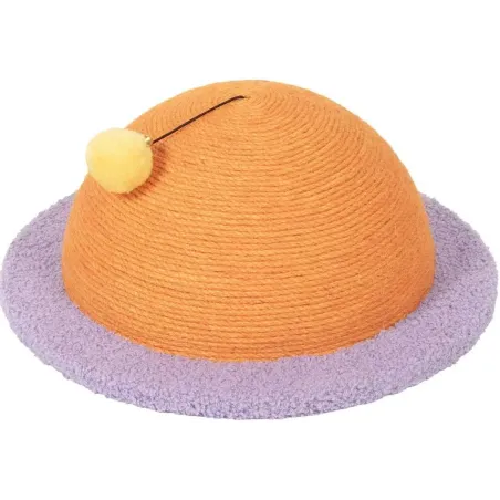 Griffoir SATURN SCRATCH Orange 40x40x17cm - Duvo+ à 36,95 € - Duvo + - 431/487457 - Arbre à chat & griffoir