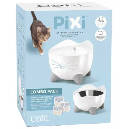 Kit Combo PIXI La Fontaine à Boire Catit PIXI Blanc - Duvo+ à 59,95 € - Duvo + - 33/43710 - Distributeurs et réservoirs de no...