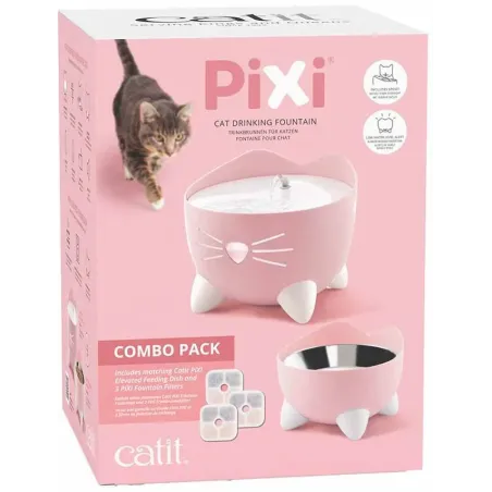 Kit Combo PIXI La Fontaine à Boire Catit PIXI Rose - Duvo+ à 59,95 € - Duvo + - 33/43711 - Distributeurs et réservoirs de nou...