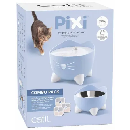 Kit Combo PIXI La Fontaine à Boire Catit PIXI Bleu - Duvo+ à 59,95 € - Duvo + - 33/43712 - Distributeurs et réservoirs de nou...