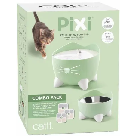 Kit Combo PIXI La Fontaine à Boire Catit PIXI Vert - Duvo+ à 59,95 € - Duvo + - 33/43713 - Distributeurs et réservoirs de nou...