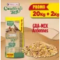 PROMO Gra-Mix Ardennes 20kg+2kg - Country's Best à 10,80 € - Versele-Laga - 463027/PROMO - Country's Best