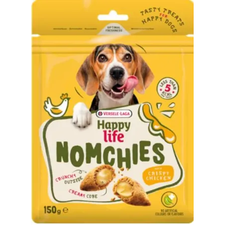 Happy Life - Nomchies Chicken 150gr Friandise croustillante au fourrage crémeux Poulet à 3,95 € - Versele-Laga - 437006 - Sem...